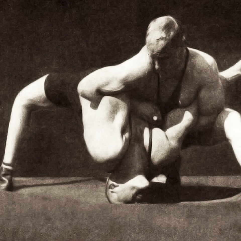 vintage wrestling bridge image